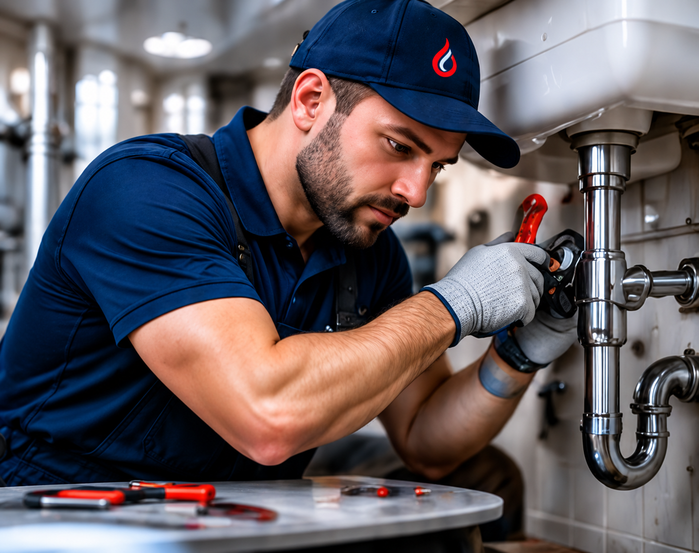 Professional plumber