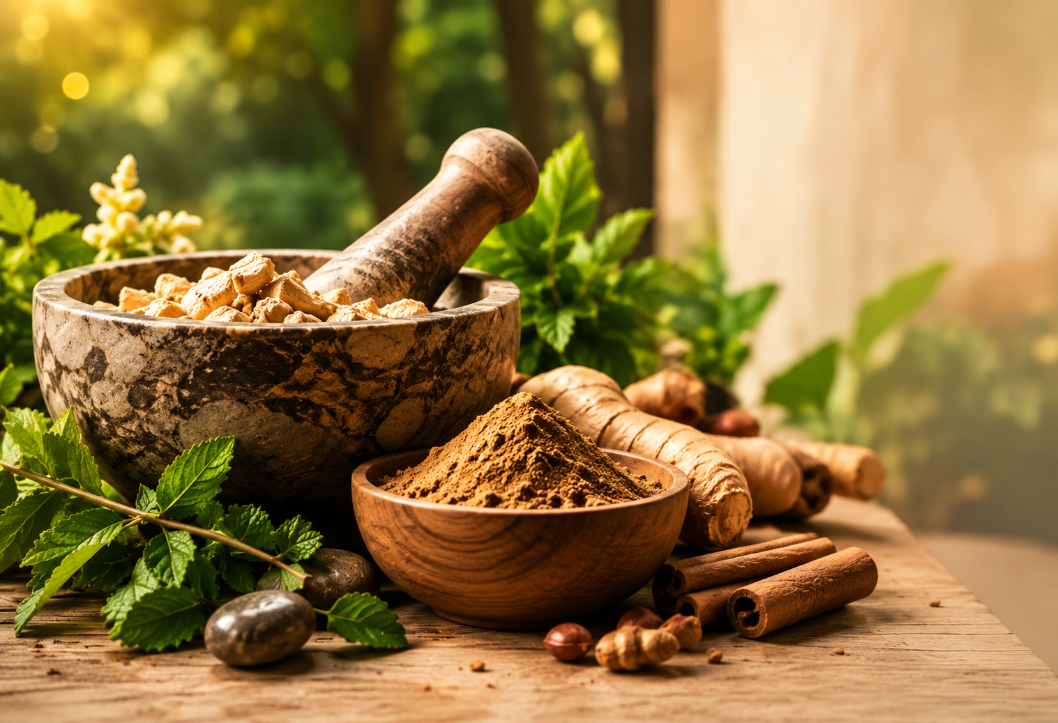 Ayurvedic Herbs and Natural Ingredients